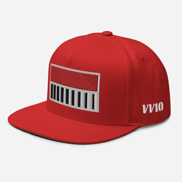 VV10 Cap Racing Barcode Red Cap