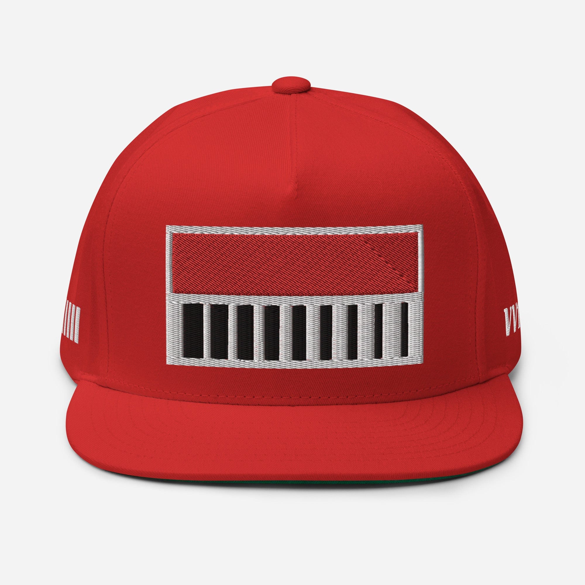 Racing Barcode Red Cap